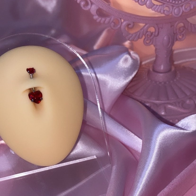 Mini Heart Bauchnabelpiercing