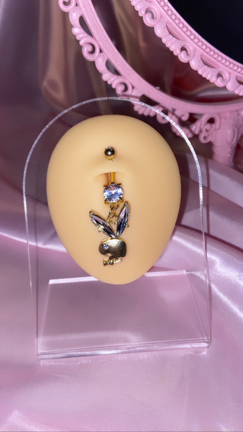 Diamond Playbunny Bauchnabelpiercing