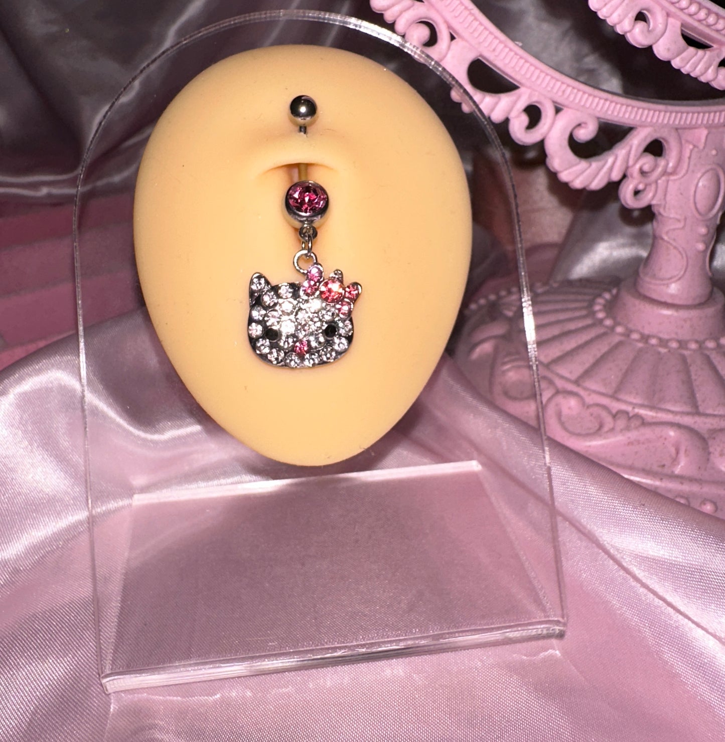 Hello Kitty Diamond Bauchnabelpiercing Bild 2