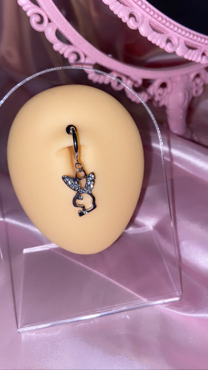 Fake Bauchnabelpiercing Playbunny