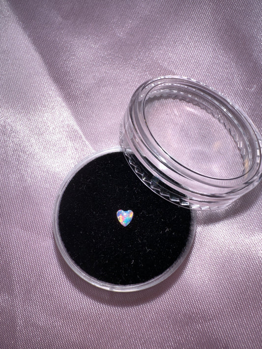 Opal Herz Zahnschmuck