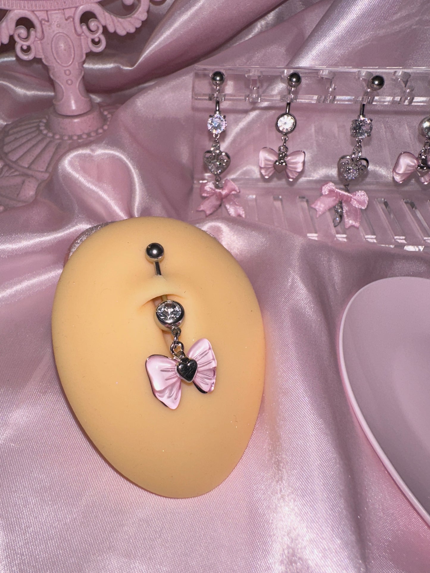 Bow Schleife Bauchnabelpiercing