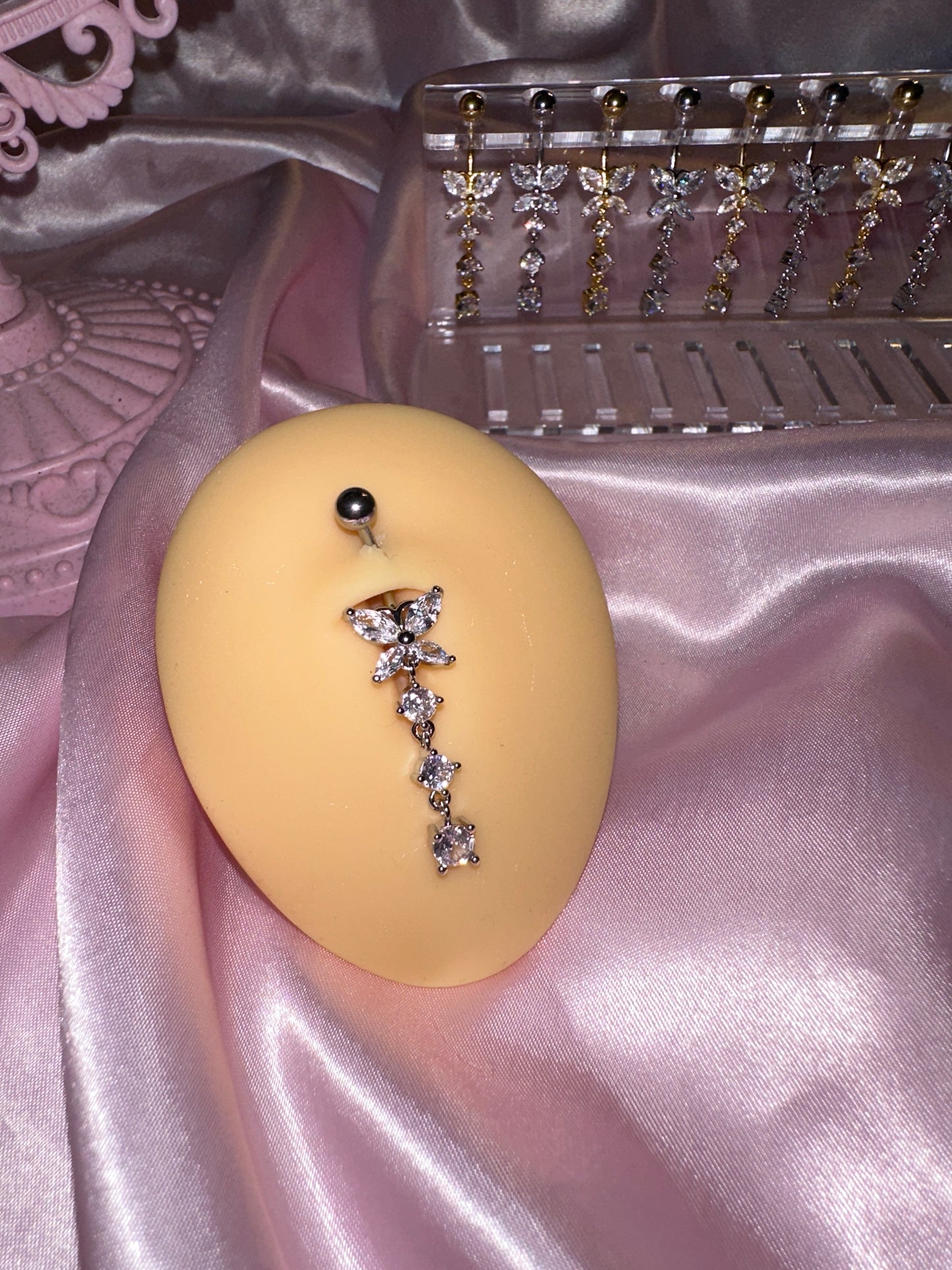 Little Mariposa Bauchnabelpiercing Silber