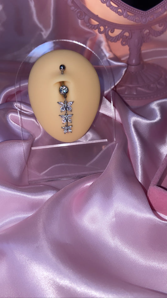 Triple Mariposa Bauchnabelpiercing