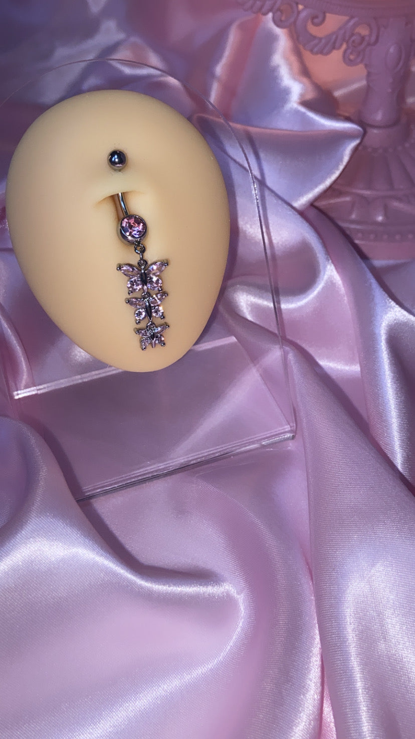 Triple Mariposa Bauchnabelpiercing Bild 2