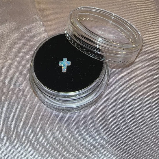 Opal Kreuz Zahnschmuck Video