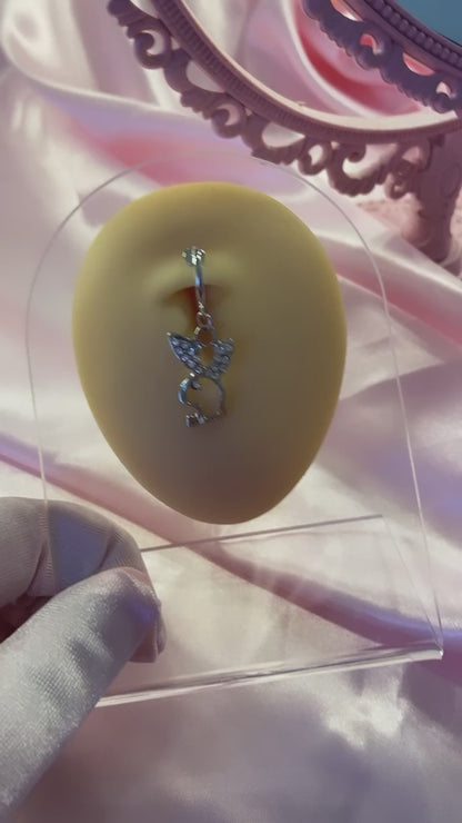 Fake Bauchnabelpiercing Playbunny